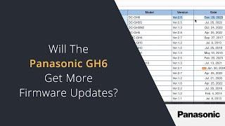 Will The Panasonic GH6 Get More Firmware Updates? Is the Panasonic GH6 Already at End of Life?