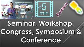Seminar, Workshop, Congress, Symposium & Conference - Teaching Aptitude