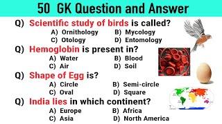 50 INDIA GK Question and Answer | GK Questions & Answers | India GK Quiz Question | GK Quiz = Part-3