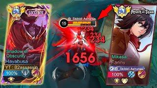 GLOBAL HAYABSUA SOLO MET GOD FANNY what happend? -Mobile Legends