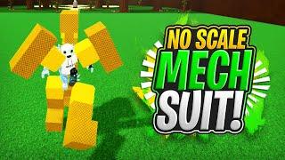 NO Scale Tool MECH SUIT!!! (Simple Tutorial!) - Build a Boat For Treasure ROBLOX