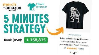 Now I'm Only Using This Merch Informer Strategy | Amazon Merch Step by Step Niche Research