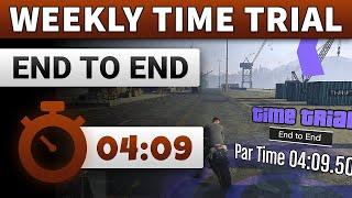 GTA 5 Time Trial This Week End to End | GTA ONLINE WEEKLY TIME TRIAL END TO END (04:09)