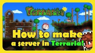 How to make a dedicated server in Terraria