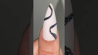 Glitter Swirl Nails - Trendy Nail Art Tutorial mit Juliana Nails #Shorts #diynails #gellack