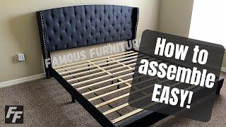 How to assemble a platform bed