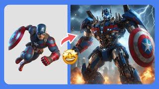 Marvel & DC Superheroes But Optimus Prime  Transform All Characters