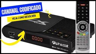 receptor alphasat canal codificado