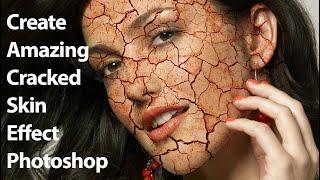 Create amazing cracked skin effect photoshop