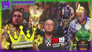 {14} ADG UNIVERSE EX UNDISPUTED PPV | WWE 2K19 Universe Mode *PS4 PRO*