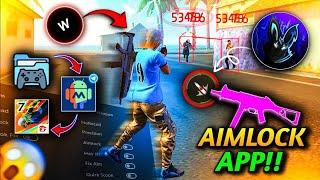 Free fire aimbot Apk ️ Macrodroid sensi | red button free fire