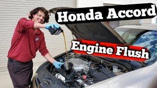 2004 Honda Accord 3.0L AMSOIL Engine Flush Oil Change