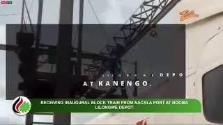 Watch Live |  Receiving inaugural block train from Mozambique