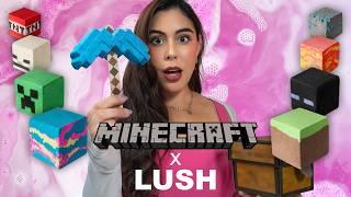 Testing EVERY Minecraft x LUSH Product