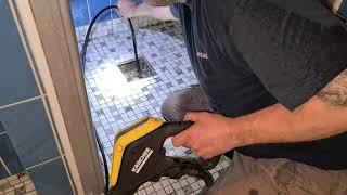 Kärcher PC 15 Pipe Cleaning Kit test bathroom drain clug removal Part.1