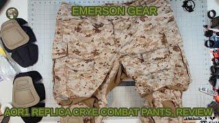 EMERSON Airsoft AOR1 Combat pants, review