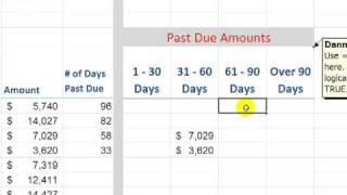 Build an Accounts Receivable Aging Report in Excel