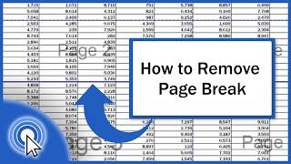 How to Remove a Page Break in Excel (One by One or All at Once)