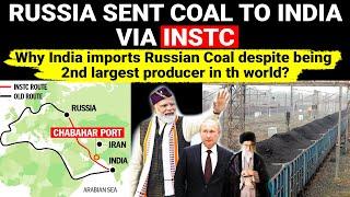 Russia sent Coal to India via Iran INSTC | Why India imports coal | Energy, Economics, Geopolitics