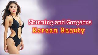 [4K] Stunning and Gorgeous Korean Beauty Photoshoot || Glamorous Close-Up Look @aiart3.0