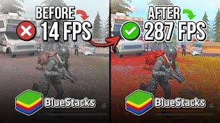  BLUESTACKS: BEST SETTINGS TO BOOST FPS AND FIX FPS DROPS / STUTTER| Low-End PC ️