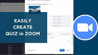 How to create a Quiz or Advanced Poll in a ZOOM meeting