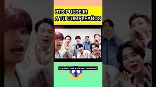 BTS PUEDE IR A TU CUMPLEAÑOS #btsnoticias #btsmember #kpop #noticiasbts #jungkook #army