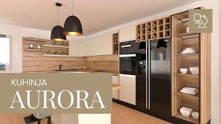Moderna kuhinja Aurora - Interijeri Beljan