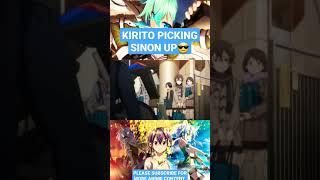  kirito picking Sinon from school #swordartonline  (pls subscribe )