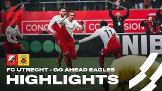 FC Utrecht pakt punt in SPEKTAKELSTUK tegen Go Ahead Eagles  | HIGHLIGHTS