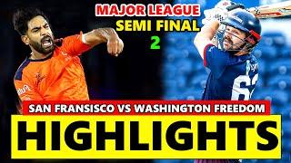 Full Highlights | Washington Freedom vs San Francisco MLC Qualifier 2024 | MLC Qualifier Highlights