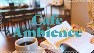 Rainy Day Coffee Shop️ Ambience for Relaxing  | Cafe Sounds, White Noise | Study, Work