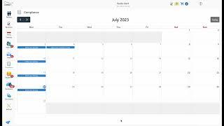Cloud4Dentists/Ortho Compliance Calendar