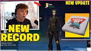 CLIX Tries To Break PETERBOT Kill Record In SOLO CASH CUP & Uses PIZZA In NEW FORTNITE UPDATE