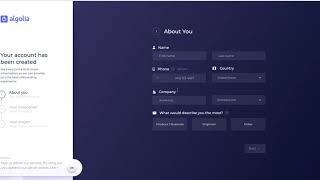 How to create a free Algolia account