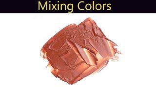 How To Make Brown Color Paint - Mixing Colors