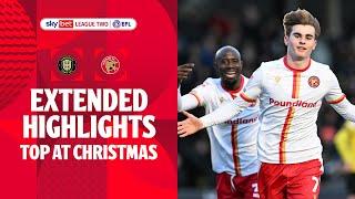 TOP AT CHRISTMAS! | Harrogate Town v Walsall extended highlights