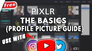 How To Make A FREE Profile Picture On Pixlr E! (Beginners Guide)