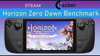 Horizon Zero Dawn im Benchmark auf dem Steam Deck