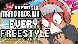 Every Dashie New Super Mario Bros Wii Freestyle In One Video