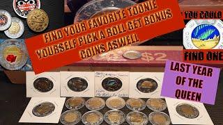 TOONIES,6 ROLLS LEFT. MUSTGO TONIGHT! ASK FOR A DEAL. STILL PENNIES TO SEARCH & NICKLES. COIN HUNT.