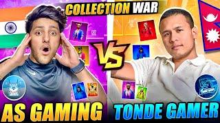 As Gaming Vs Tonde Gamer  First Time Ever Richest Collection Versus - Garena Free Fire