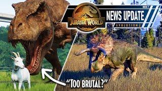 JWE 2 NEWS: BRUTAL dinosaur attacks, 29 SPECIES revealed & MORE | Jurassic World Evolution 2