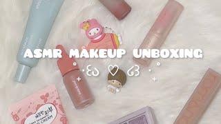 ASMR Korean Makeup Unboxing  rom&nd, peripera, innisfree 