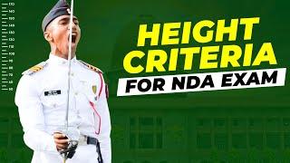 NDA Height Criteria For Boys & Girls | What is Minimum Height Required for NDA for Female & Male ?