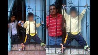 Nuevo caso de maltrato infantil: amarran niño a ventana