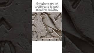 How Did Egyptian Hieroglyphs Work? #shorts