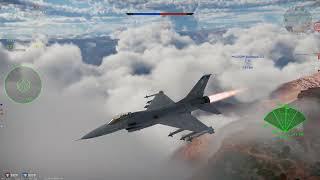 War Thunder | F-16A gameplay (no commentary)