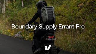 A backpack from the future?- Boundary Supply Errant Pro