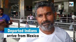 Over 300 Indians deported by Mexico arrive in New Delhi